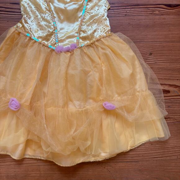 Disney Princess Belle Beauty and the Beast yellow costume ball gown SIZE XS - Picture 3 of 5